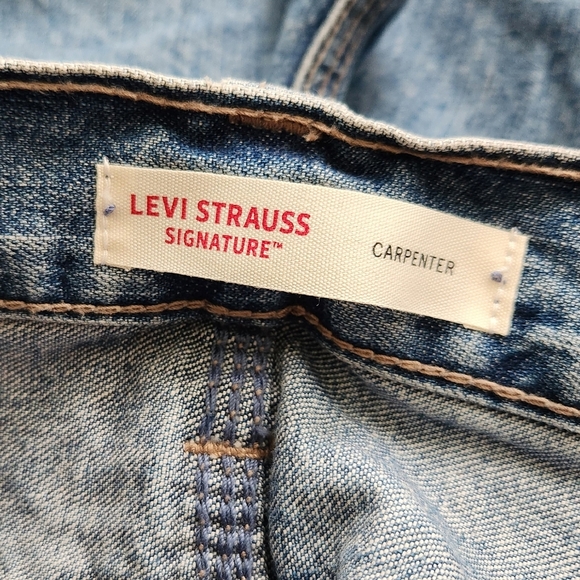 Levi Strauss Signature Men’s Carpenter Pants – Size 42x30 – Boot Cut hammer NWT - Picture 13 of 16